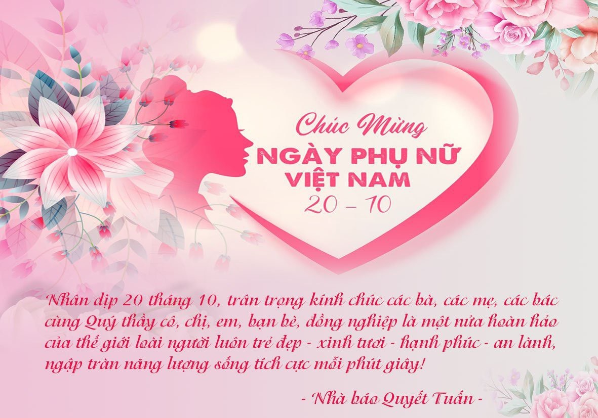 Chúc Mừng Ngày Phụ Nữ Việt Nam