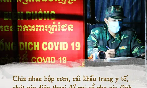 Một bài viết cảm động về hình ảnh anh bộ đội Cụ Hồ nén đau thương để hoàn thành nhiệm vụ nơi biên cương của Tổ Quốc.