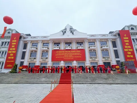 Khánh thành công trình Nhà Văn hóa nghệ thuật tỉnh Phú Thọ chào mừng 80 năm ngày Quốc khánh nước Cộng hòa xã hội chủ nghĩa Việt Nam