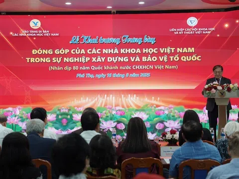 Khai trương Trưng bày “Đóng góp của các nhà khoa học Việt Nam trong sự nghiệp xây dựng và bảo vệ Tổ quốc”