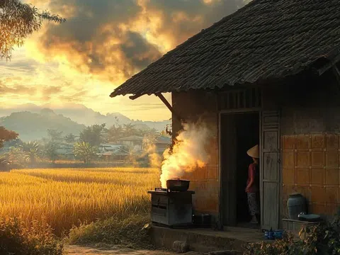 Khói bếp lam chiều lập thu