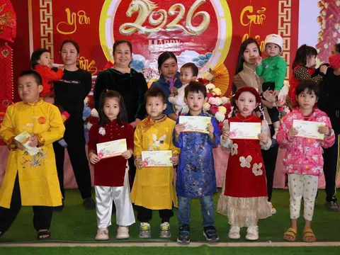 Trường Mầm non Nam Tiến tổ chức chương trình trải nghiệm “Bé vui hội xuân 2026”