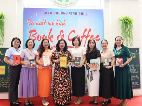 Phú Thọ: Phường Vĩnh Phúc ra mắt mô hình “Book & Coffee” - Lan tỏa văn hóa đọc từ không gian mở