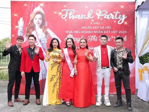 Á hậu Nguyễn Thị Trúc Linh mở tiệc tri ân hậu đăng quang