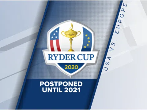 Hiệu ứng "domino" từ hoãn Ryder Cup