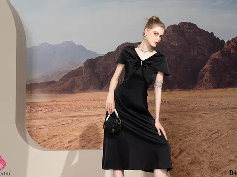 Đầm tiệc sang trọng với tone màu đen tinh tế