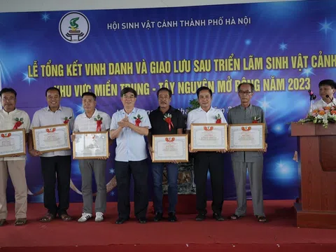 Gặp gỡ giao lưu Nghệ nhân Doanh nhân Chủ nhà vườn tiêu biểu vì sự nghiệp phát triển Sinh Vật Cảnh Thủ đô 2023