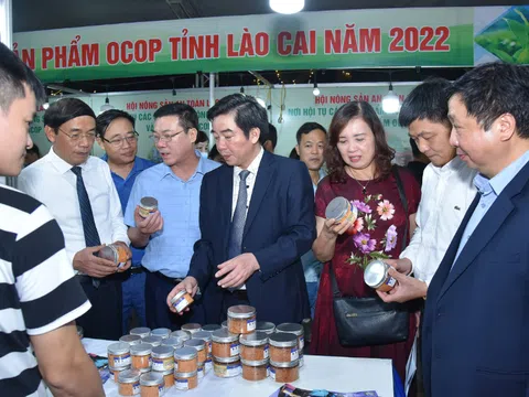 Tuần lễ Nông sản an toàn và Sản phẩm OCOP của Lào Cai năm 2022 tại thành phố Hà Nội