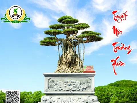 Tác phẩm Thuyết Mộc Trường Xuân của nghệ nhân Bùi Mạnh Hùng (Hải Dương)