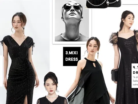 Thiết kế đầm đen must have trong tủ đồ của quý cô
