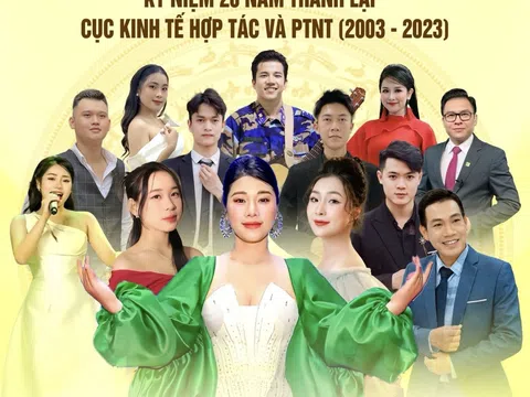 Chương trình kỷ niệm 20 năm thành lập Cục kinh tế hợp tác và PTNT (2003-2023)