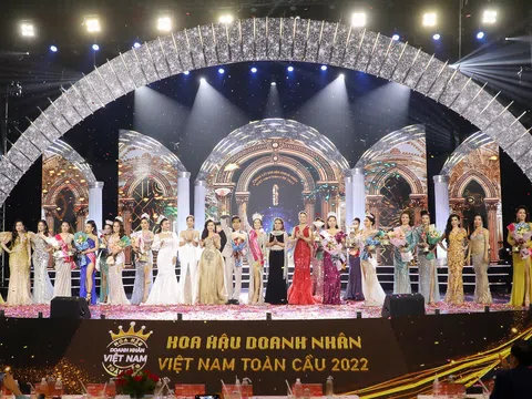 Rực rỡ đêm chung kết toàn Quốc Hoa hậu Doanh nhân Việt Nam Toàn cầu 2022