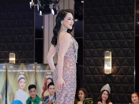Lê Thị Trang nổi bật tại cuộc thi Hoa hậu Doanh nhân Thời đại 2023