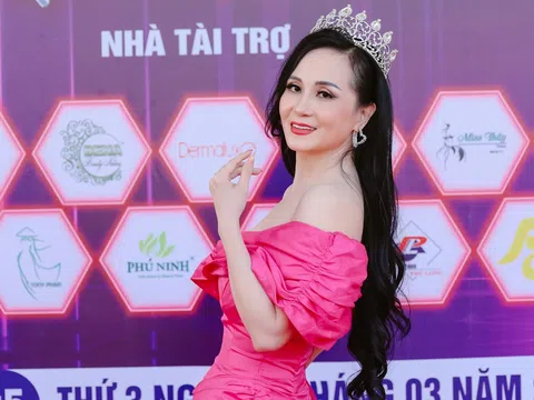 Á hoàng Dương Yến Trinh khoe nhan sắc trẻ hóa tại thảm đỏ bán kết Hoa hậu Doanh nhân Việt Nam 2024