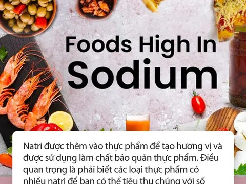 Top thực phẩm giàu natri, ăn nhiều chỉ có yếu xương, hại thận