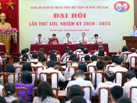 Đại hội Đảng bộ cơ quan Trung ương MTTQ Việt Nam lần thứ XIII, nhiệm kỳ 2020-2025