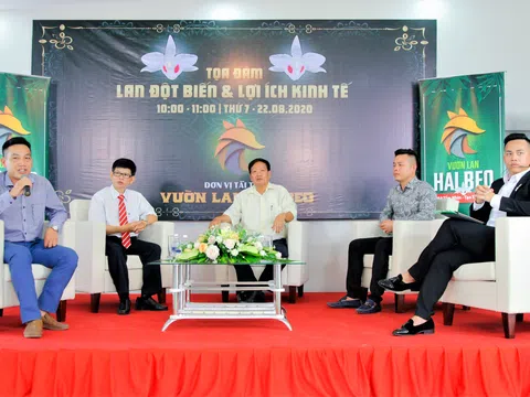 Tọa đàm trực tuyến Phát triển bền vững ngành hoa lan và quyên góp ủng hộ phòng chống COVID19