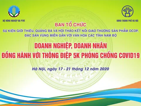 Doanh nghiệp, Doanh nhân đồng hành với thông điệp 5K phòng chống CIVID19