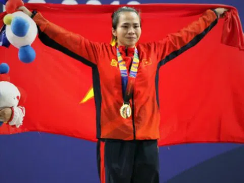 Tấm HCV SEA Games nghẹn ngào trong nước mắt của Vương Thị Huyền cử tạ