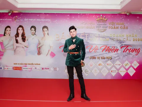 MC Minh Hưng người dẫn dắt cuộc thi Hoa hậu Doanh nhân Việt Nam Toàn cầu 2020